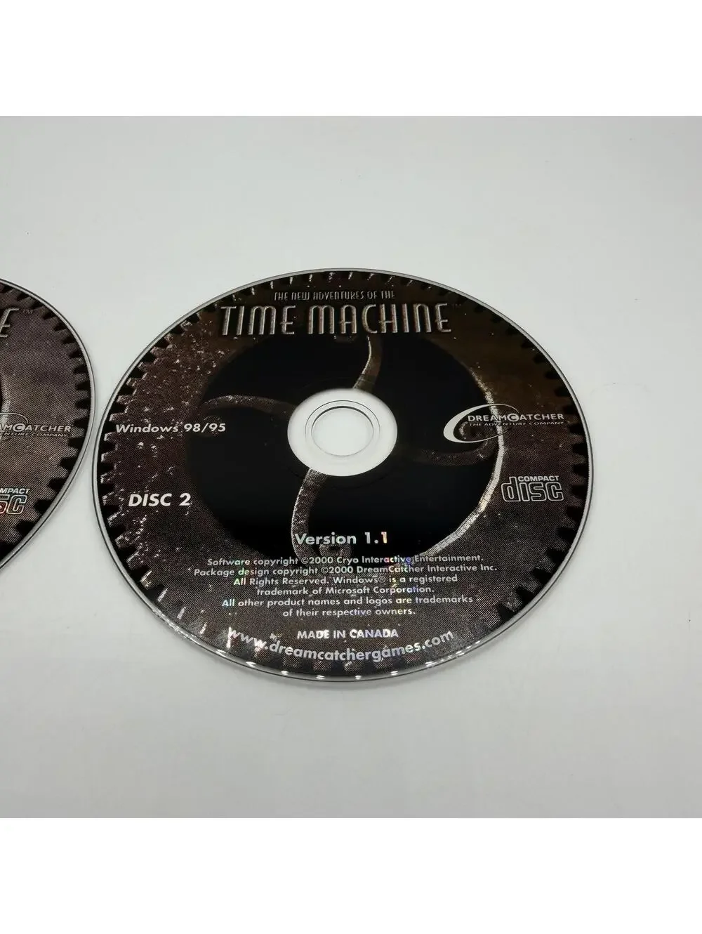 The New Adventures of the Time Machine (2000) - PC CD-ROM Video Game Disc Only